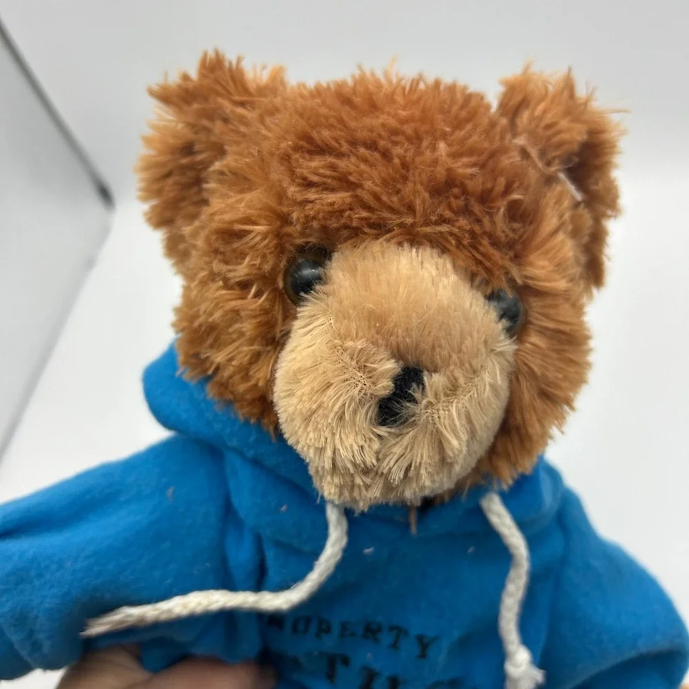 Carolina‎ Panthers Teddy Bear Plush Blue Hoodie XXL Logo Stuffed Animal Kids Toy
